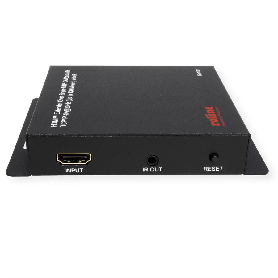 ROLINE Prolongateur HDMI sur IP, 4K30Hz, 120m, avec IR