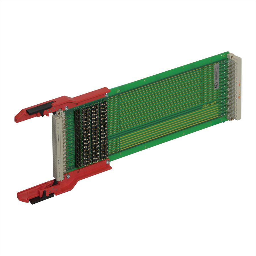 Adaptateur de test SCHROFF pour connecteur DIN type E, 3 U, 220 mm