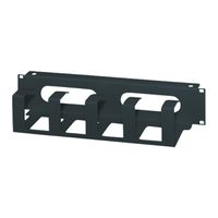 SCHROFF Canalisation de câbles 19" et canalisation de câbles, 2 U, 1,5 mm, acier, RAL 7021