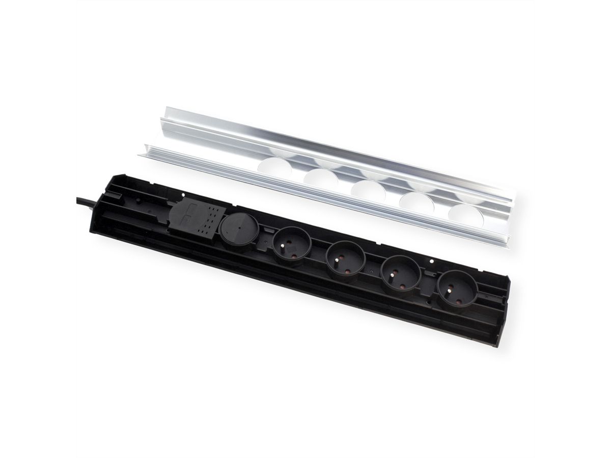 BACHMANN CASIA 4xUTE 1xinterrupteur 2,0m CEE7/7
