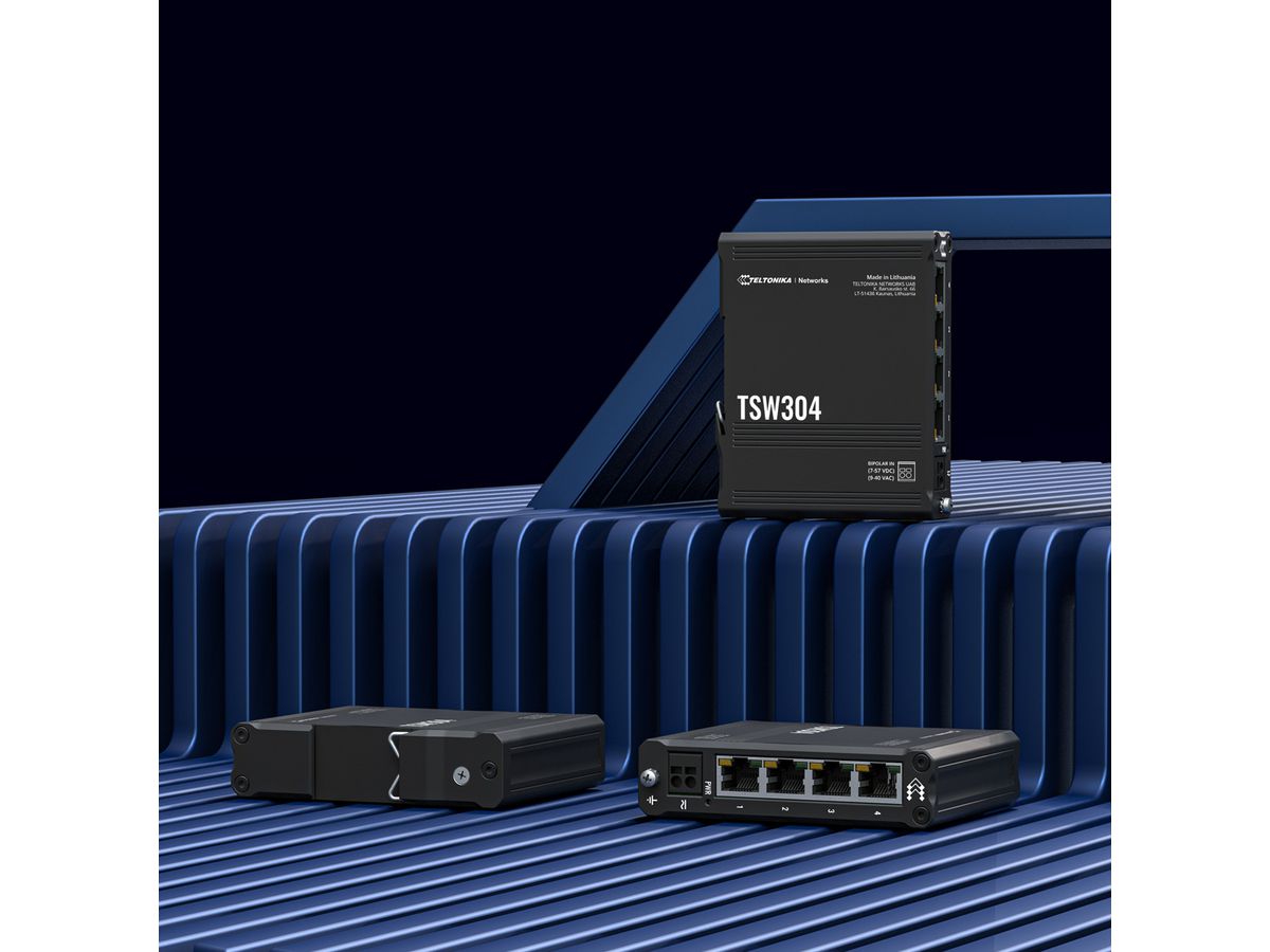 TELTONIKA TSW304 Gigabit Switch Rail DIN