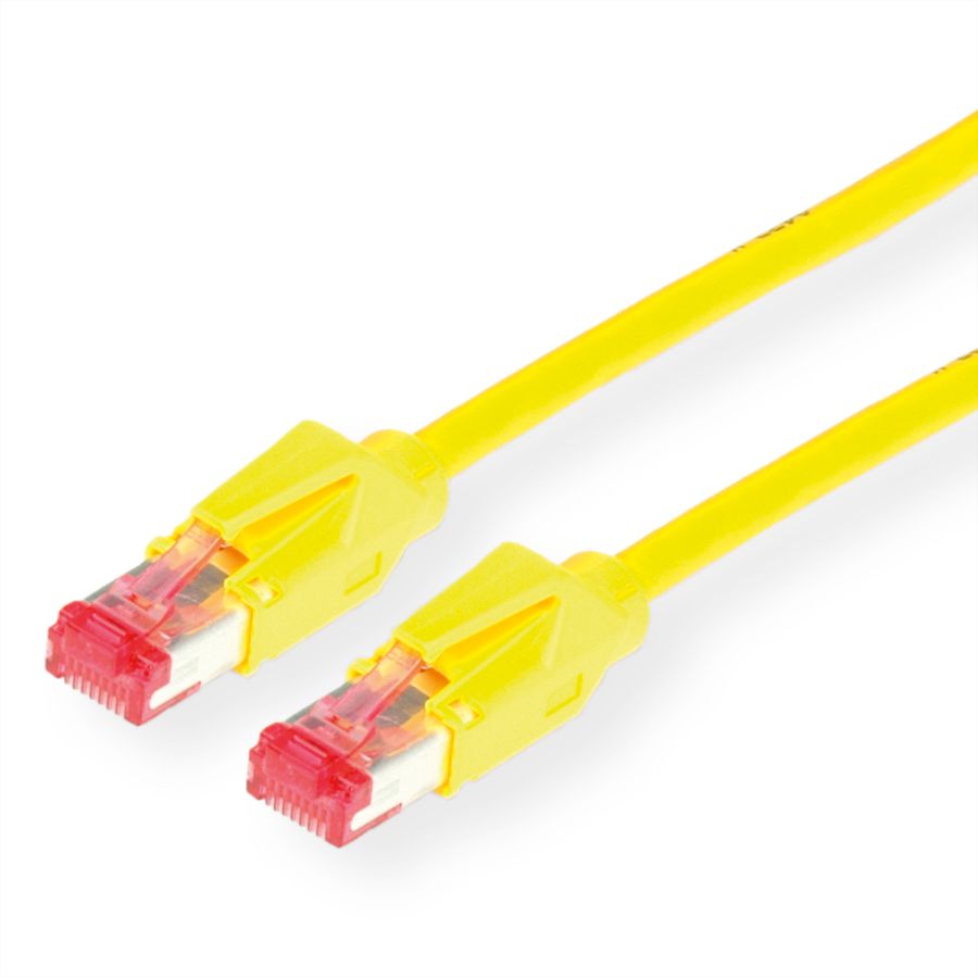 Cordon DRAKA Cat.6 (Classe E) HP-FTP, UC400, LSOH, jaune, 2 m