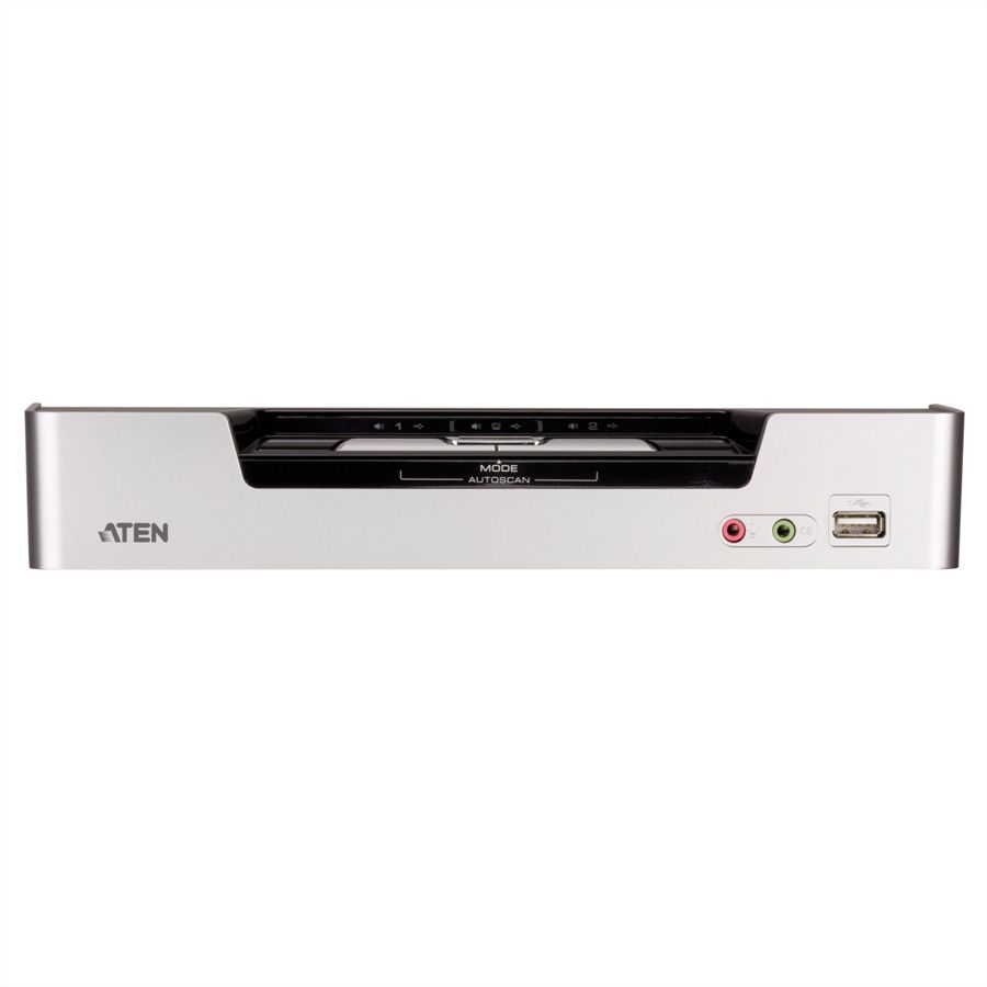 ATEN CS1642A Switch KVM Dual-View DVI, USB, Audio, USB-Hub, 2 ports