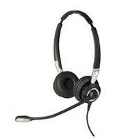 Jabra Biz 2400 II QD Duo UNC Binaural Bandeau Noir, Argent Casque audio