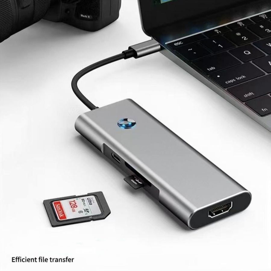VALUE Station d'accueil USB type C, HDMI 4K60, 3x USB A + type C PD, 1x SD/MicroSD (TF)
