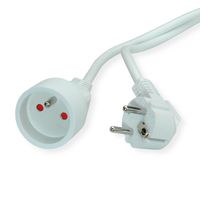 VALUE Câble prolongateur, prise type UTE, blanc, 10 m
