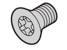 Vis à tête fraisée de SCHROFF, Torx M4x14 mm, acier zingué