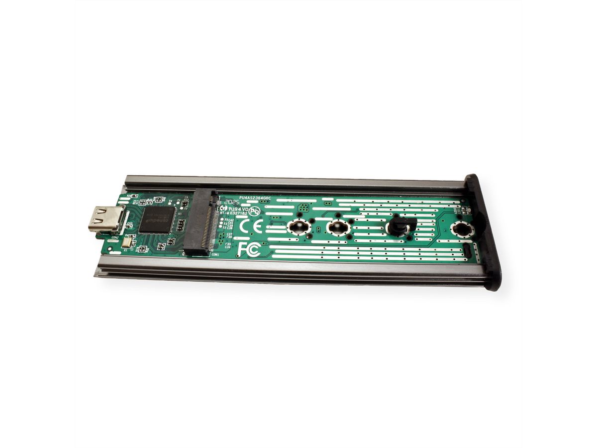 ROLINE Boîtier externe SSD, M.2, NVMe - USB 3.2 Gen 2x2 type C - SECOMP  France