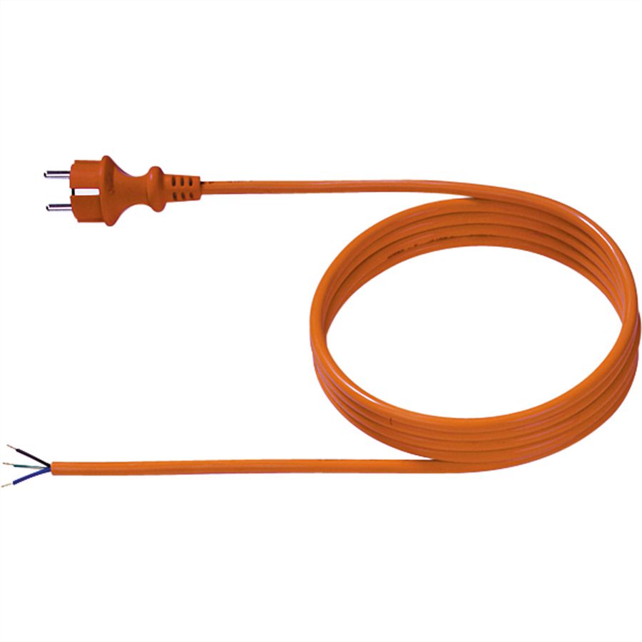 BACHMANN Câble néoprène 3G1.00 3m, H07BQ-F 3G1.0 orange 32/fils ouverts