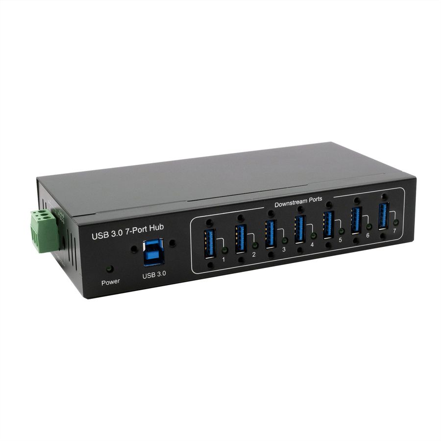 EXSYS EX-11227HMVS HUB métal 7 ports USB 3.2 Gen 1 VIA VL811+ Chipset