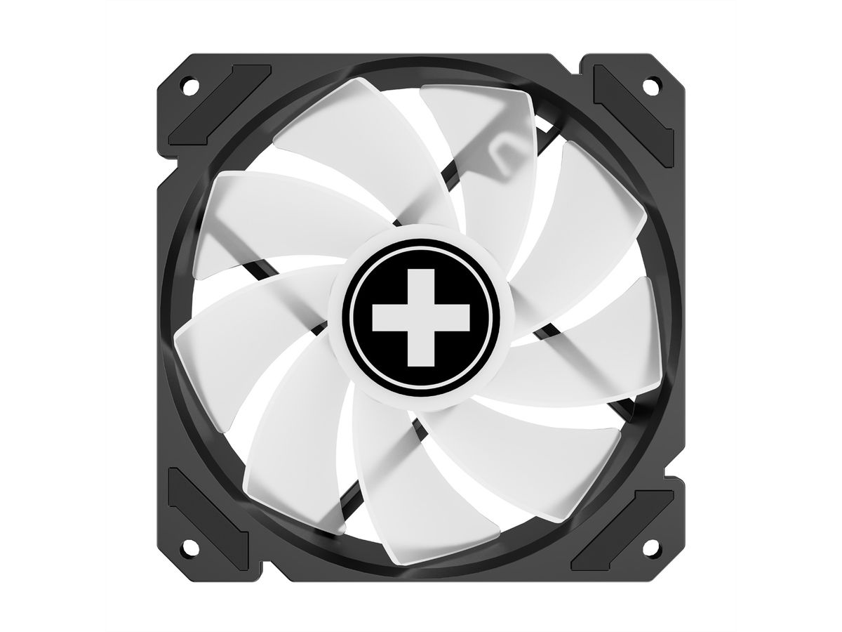 XILENCE Performance A+ REVERSE XF065, Ventilateur LED ARGB 120 mm noir