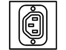 Bâti de prises SCHROFF, IEC, triphasé, 16 A, fiche IEC 60309, 18 x IEC C13