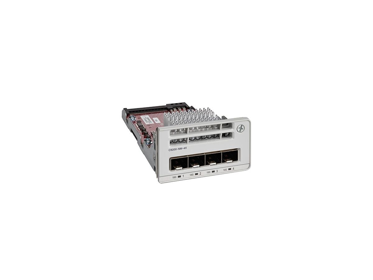 Cisco C9200-NM-4X= module de commutation réseau 10 Gigabit Ethernet, Gigabit Ethernet