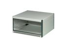 Coffret de bureau RatiopacPRO AIR de SCHROFF, blindage rétractable, garniture avant, 3/4 U, 84 HP, 255 mm