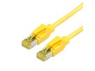 Cordon DRAKA Cat.6A (Classe EA) UC900 / HIROSE TM31, jaune, 20 m