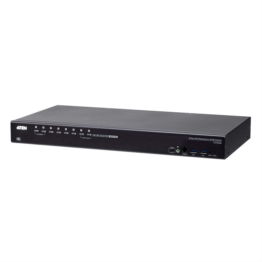 ATEN CS19208 Commutateur KVM DisplayPort 4K 8 ports USB 3.0
