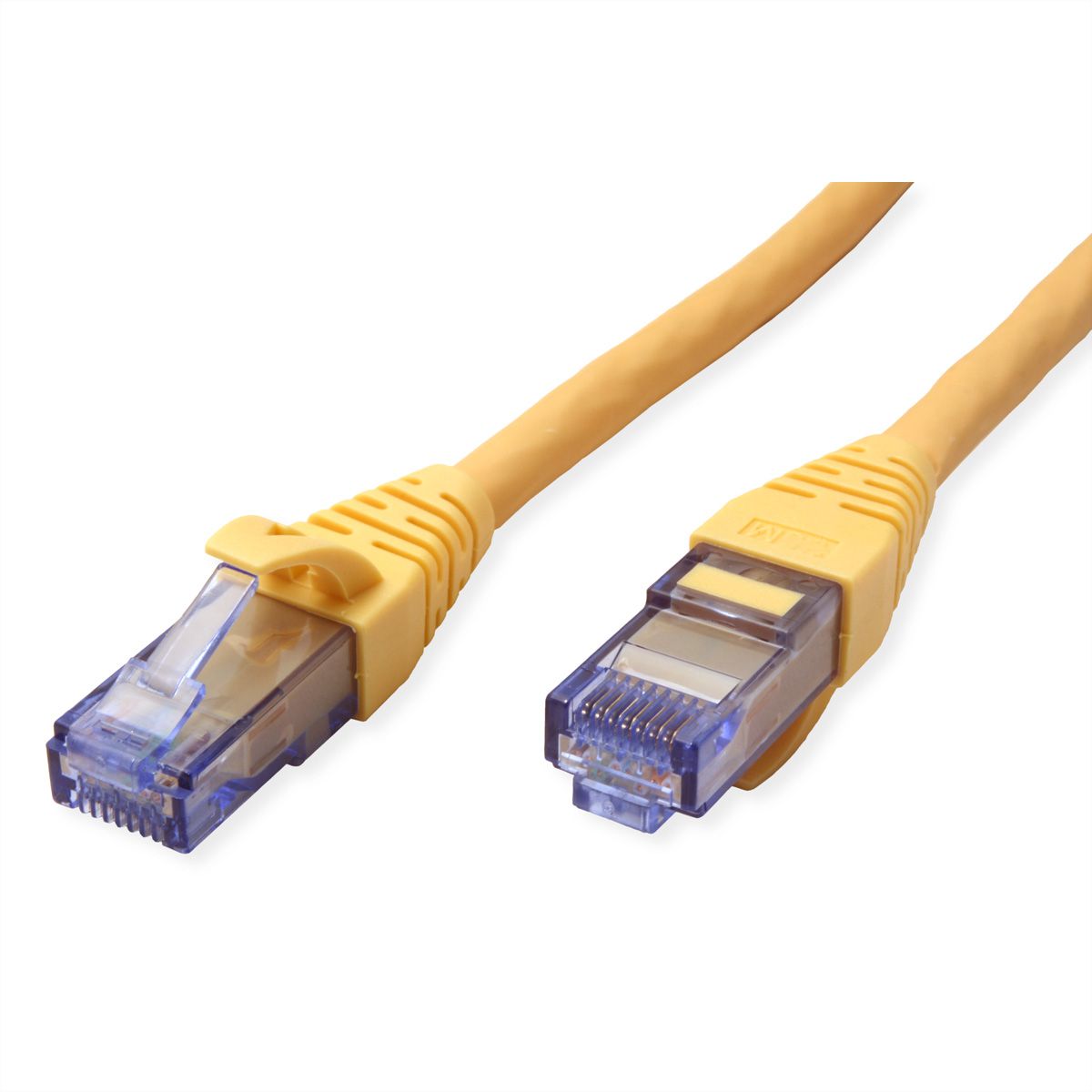 Cordon ROLINE UTP Cat.6A / 10 Gigabit, Component Level, LSOH, jaune, 2 m