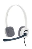 Logitech H150 Casque Avec fil Arceau Bureau/Centre d'appels Blanc