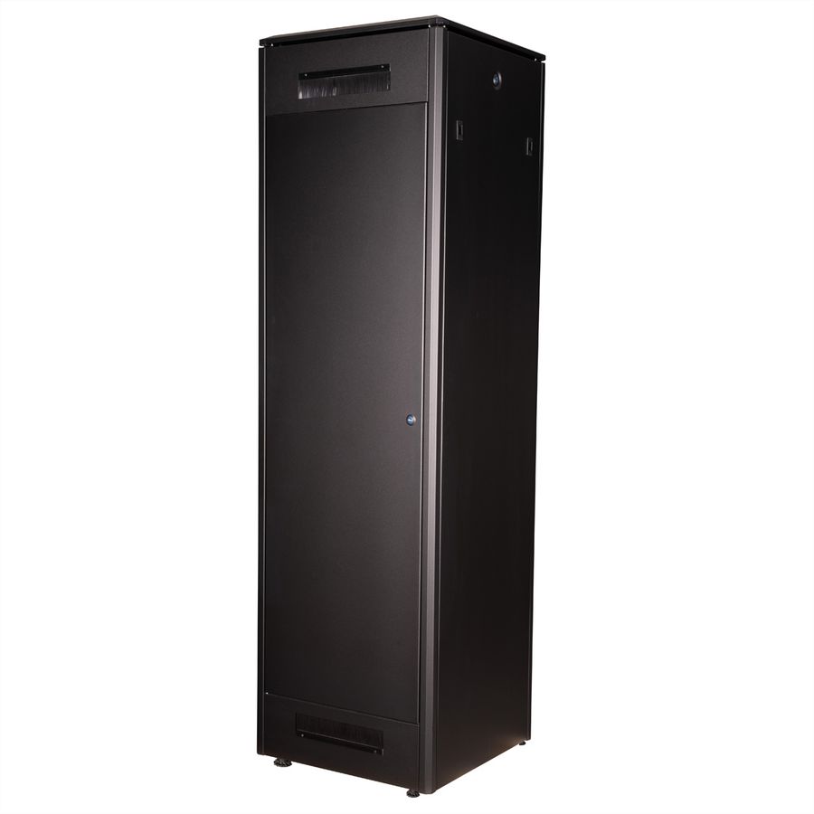 ROLINE 19" Baie réseau Pro 47U, 600x600 LxP Porte verre noir