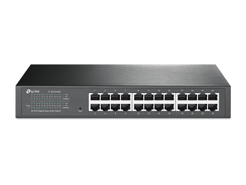 TP-Link TL-SG1024DE commutateur réseau Géré L2 Gigabit Ethernet (10/100/1000) Noir