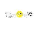 ROLINE Câble adaptateur USB type-C vers adaptateur de bornier à 5 broches