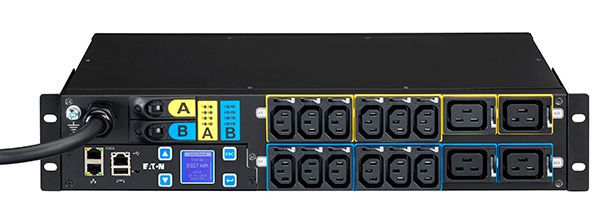 Eaton EMAH06 unité de distribution d'énergie 16 sortie(s) CA 2U Noir