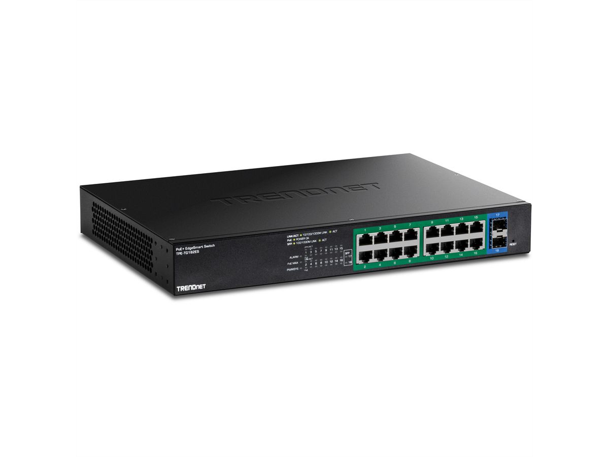 TRENDnet  TPE-TG182ES Switch PoE+ EdgeSmart Gigabit à 18 ports