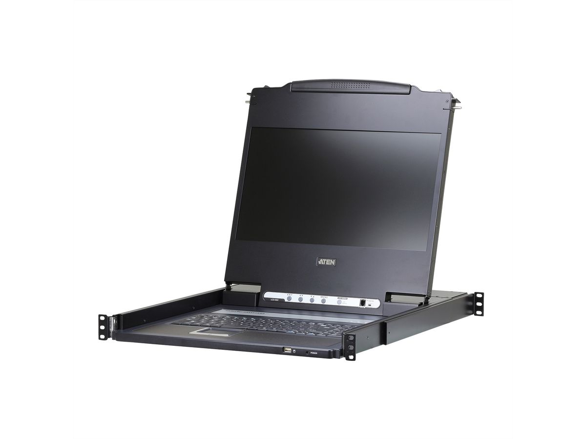 ATEN CL6700MW KVM-Console LCD, DVI, HDMI Full HD, ES-Layout