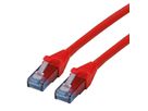 Cordon ROLINE UTP Cat.6A / 10 Gigabit, Component Level, LSOH, rouge, 15 m