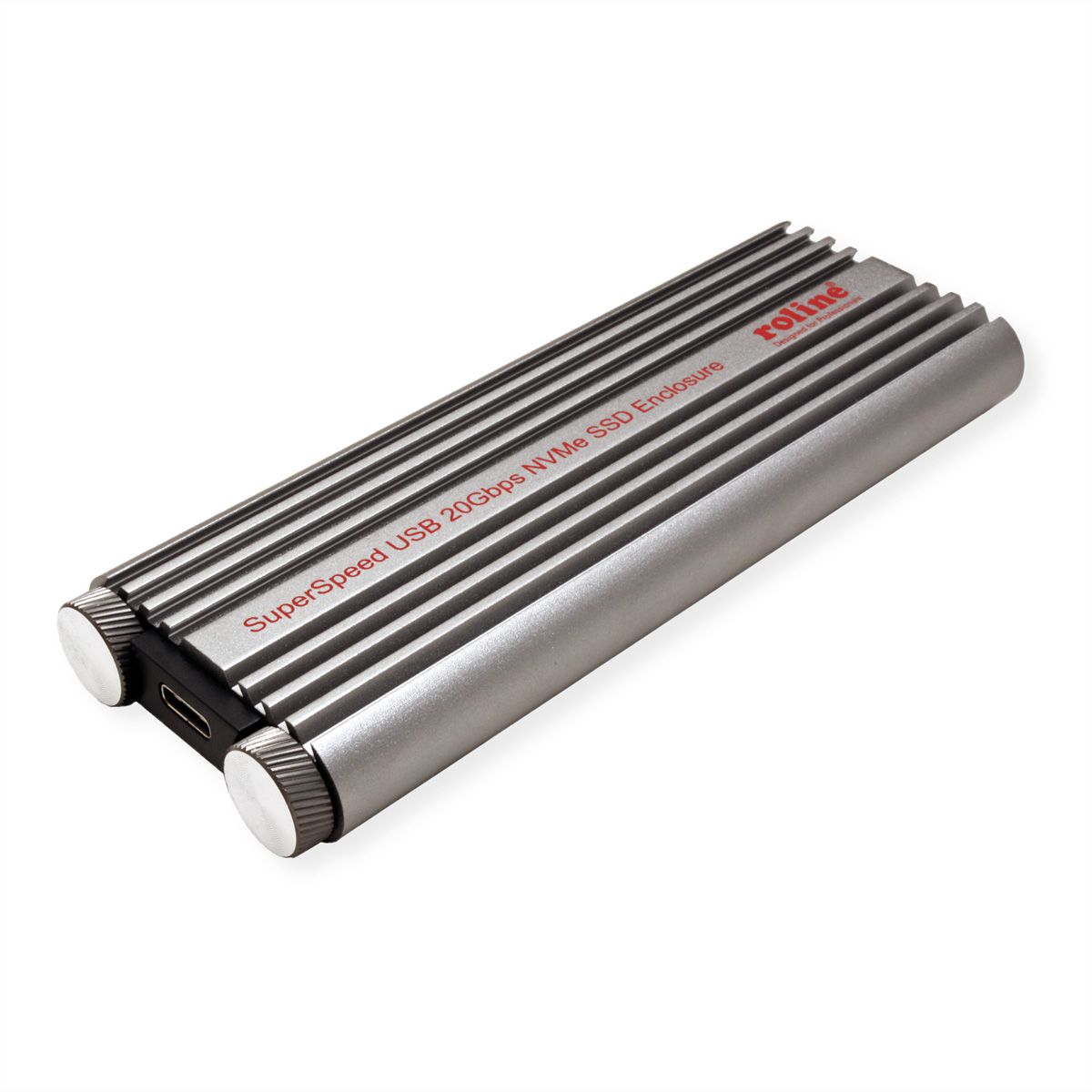ROLINE Boîtier externe SSD, M.2, NVMe - USB 3.2 Gen 2x2 type C