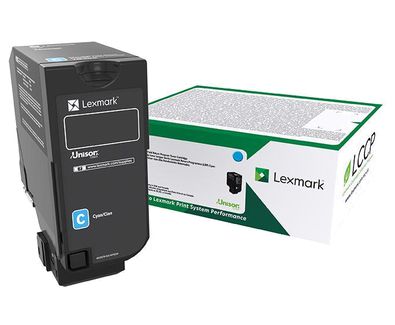 Lexmark 75B20C0 Cartouche de toner Original Cyan 1 pièce(s)