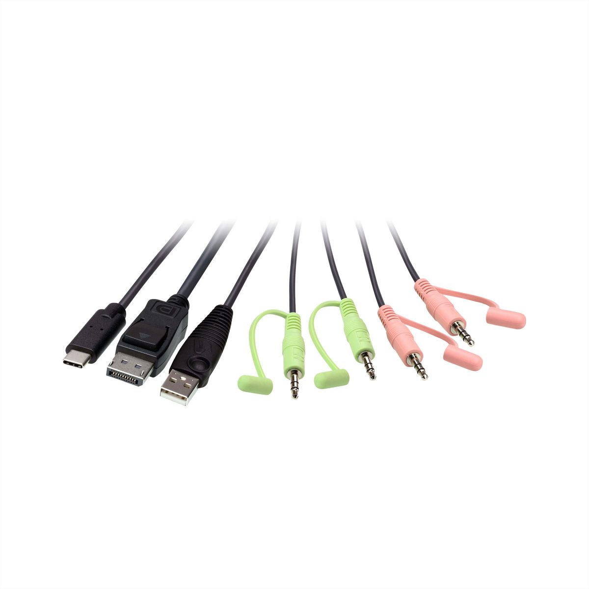 ATEN CS52DP Commutateur KVM hybride DisplayPort 2 ports USB-C