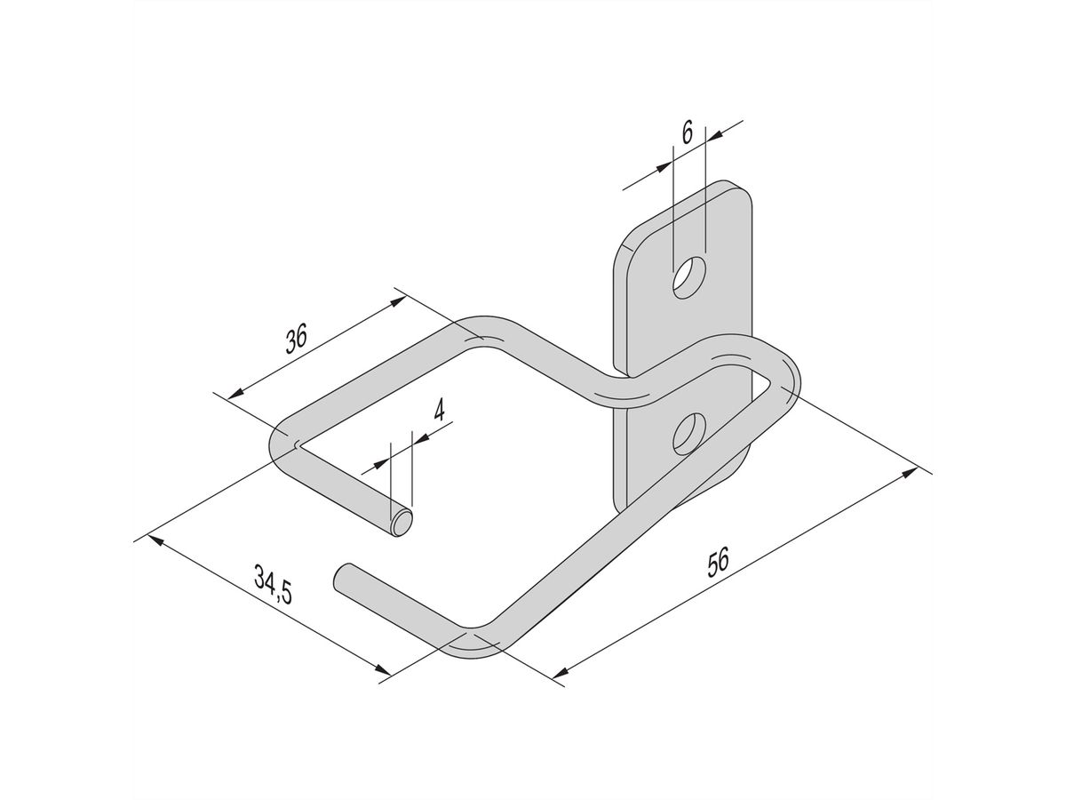 SCHROFF Epcase Oeil de câble