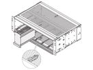 SCHROFF EuropacPRO Kit de fixation de la plaque de recouvrement
