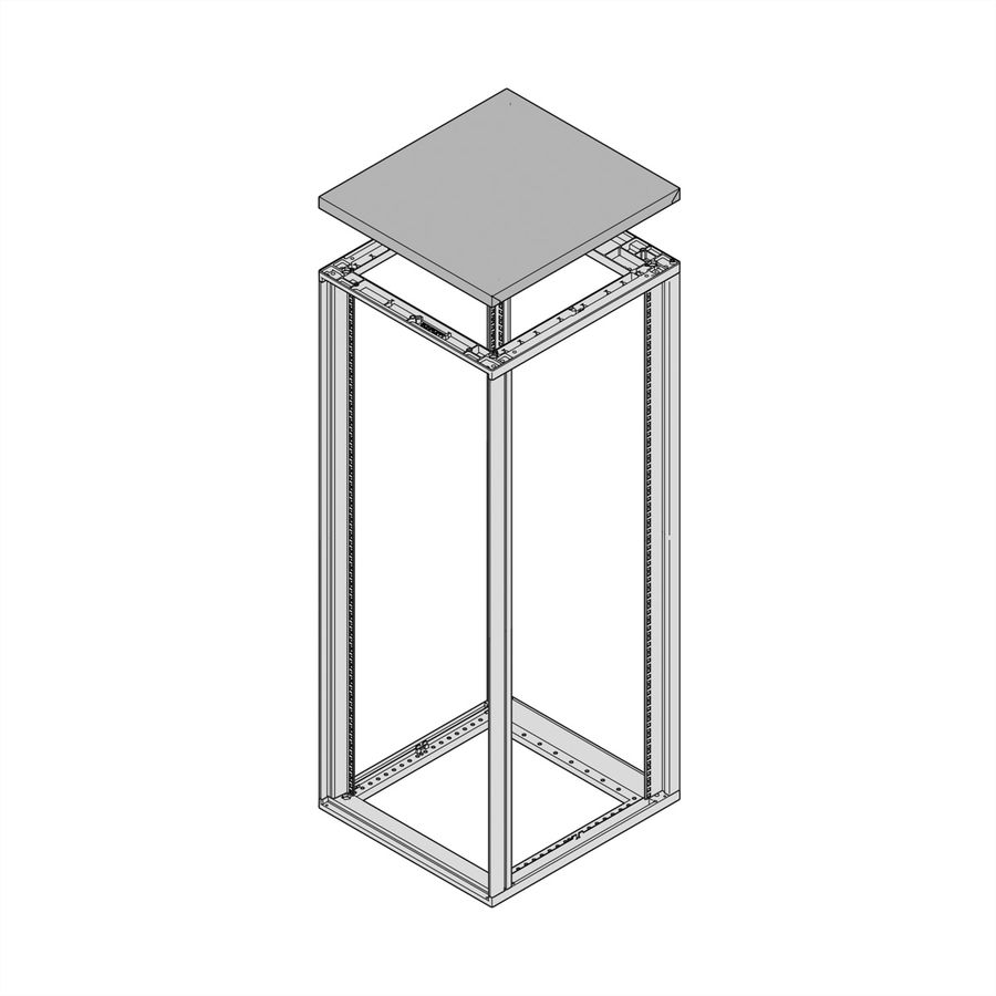SCHROFF Novastar Couvercle surélevé, capacité de charge 50 kg, 553W 600D