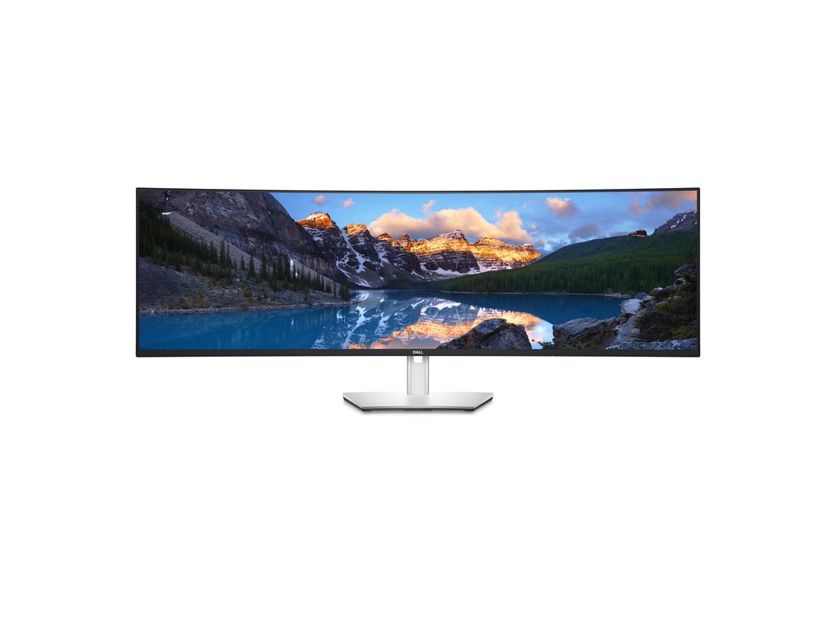 DELL UltraSharp U4924DW LED display 124,5 cm (49") 5120 x 1440 pixels 5K Ultra HD LCD Noir, Argent