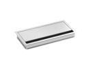 BACHMANN LOOP SQUARE Passe-câbles, Aluminium