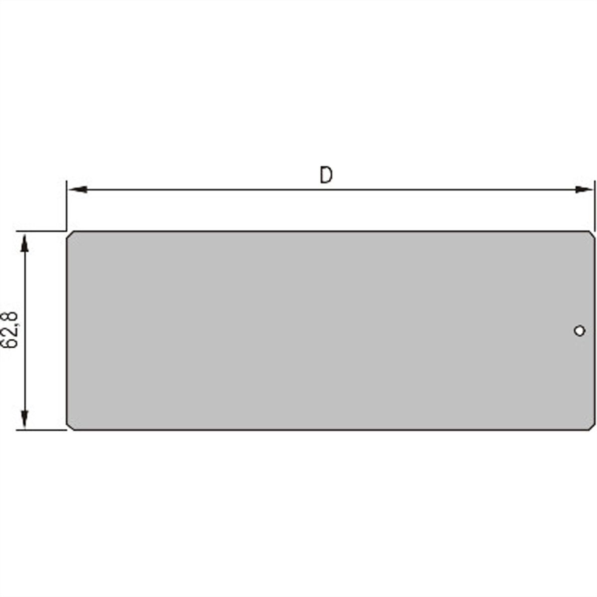 Cadre SCHROFF, type unité enfichable, plaque latérale pour profilé d'angle, 3 U, circuit imprimé 167 mm