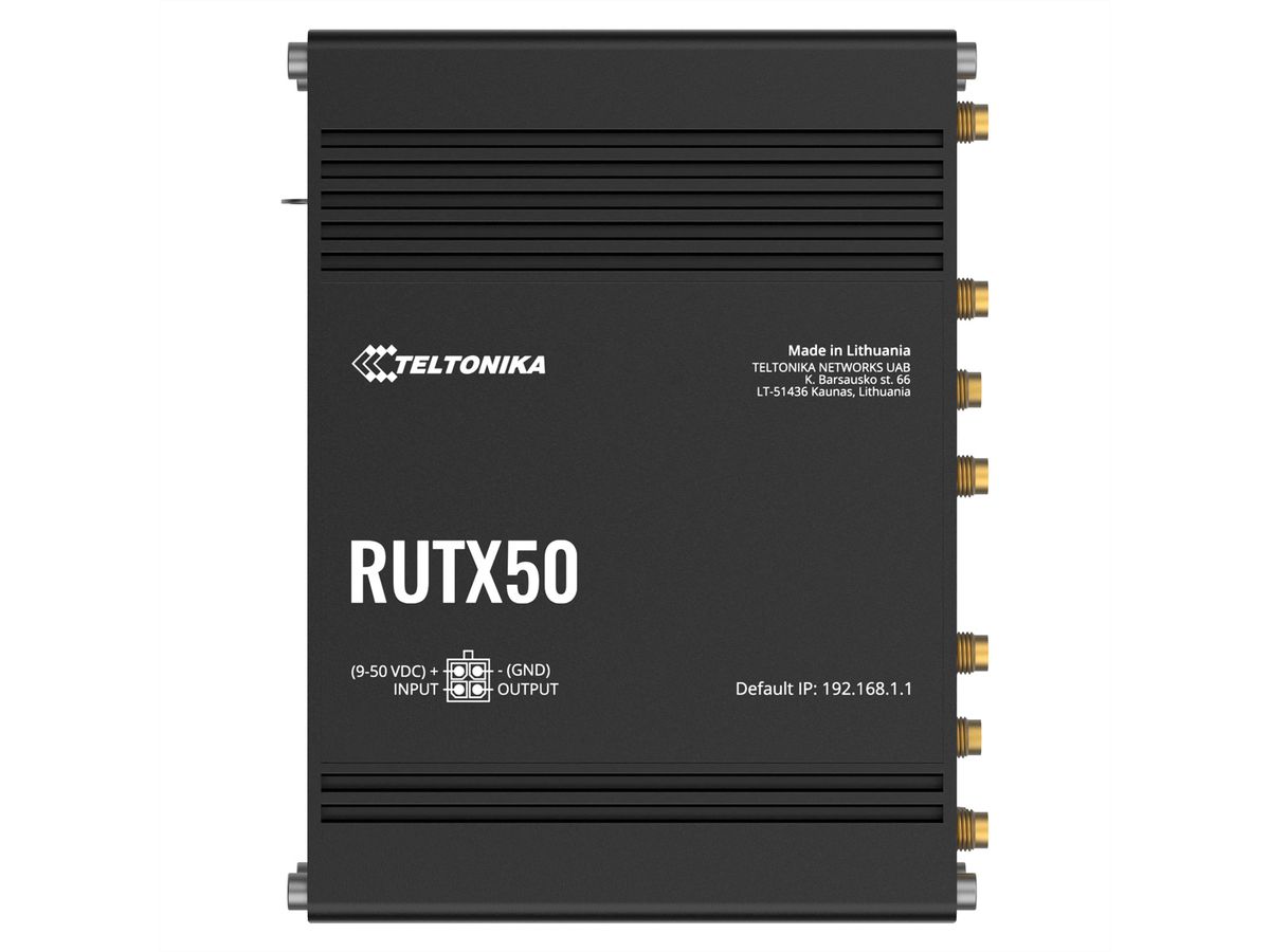 TELTONIKA RUTX50 5G/4G/LTE Routeur industriel