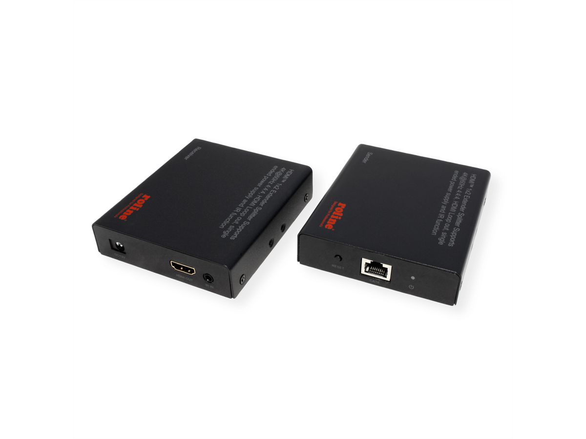 ROLINE Prolongateur/Splitter HDMI, 1x2 via Cat.6A, 70m, 4K60Hz