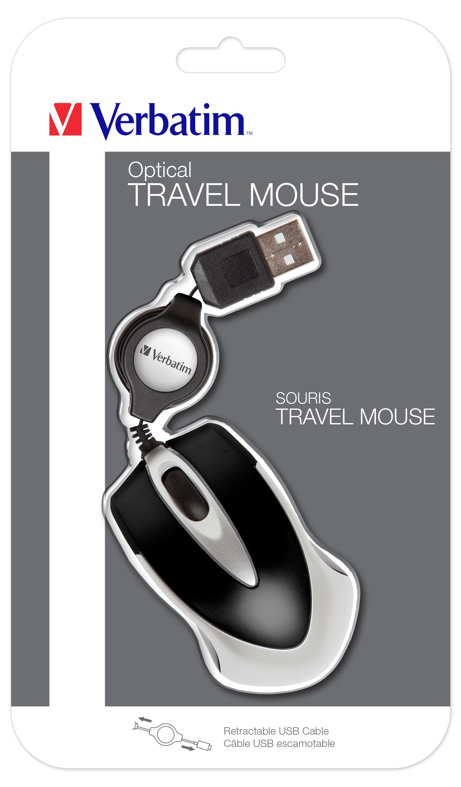 Verbatim Souris optique de voyage Go Mini - Noir