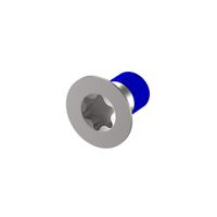 Pièces de rechange pour composants robustes SCHROFF, vis à tête fraisée avec composé de blocage de filets, Torx, M4 x 7