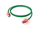 Cordon EasyLan DualBoot® LED Cat.6A (Classe EA) S/FTP, LSOH, vert, 5 m