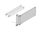 SCHROFF AMC Module de remplissage avec poignée coulissante, simple compact, acier