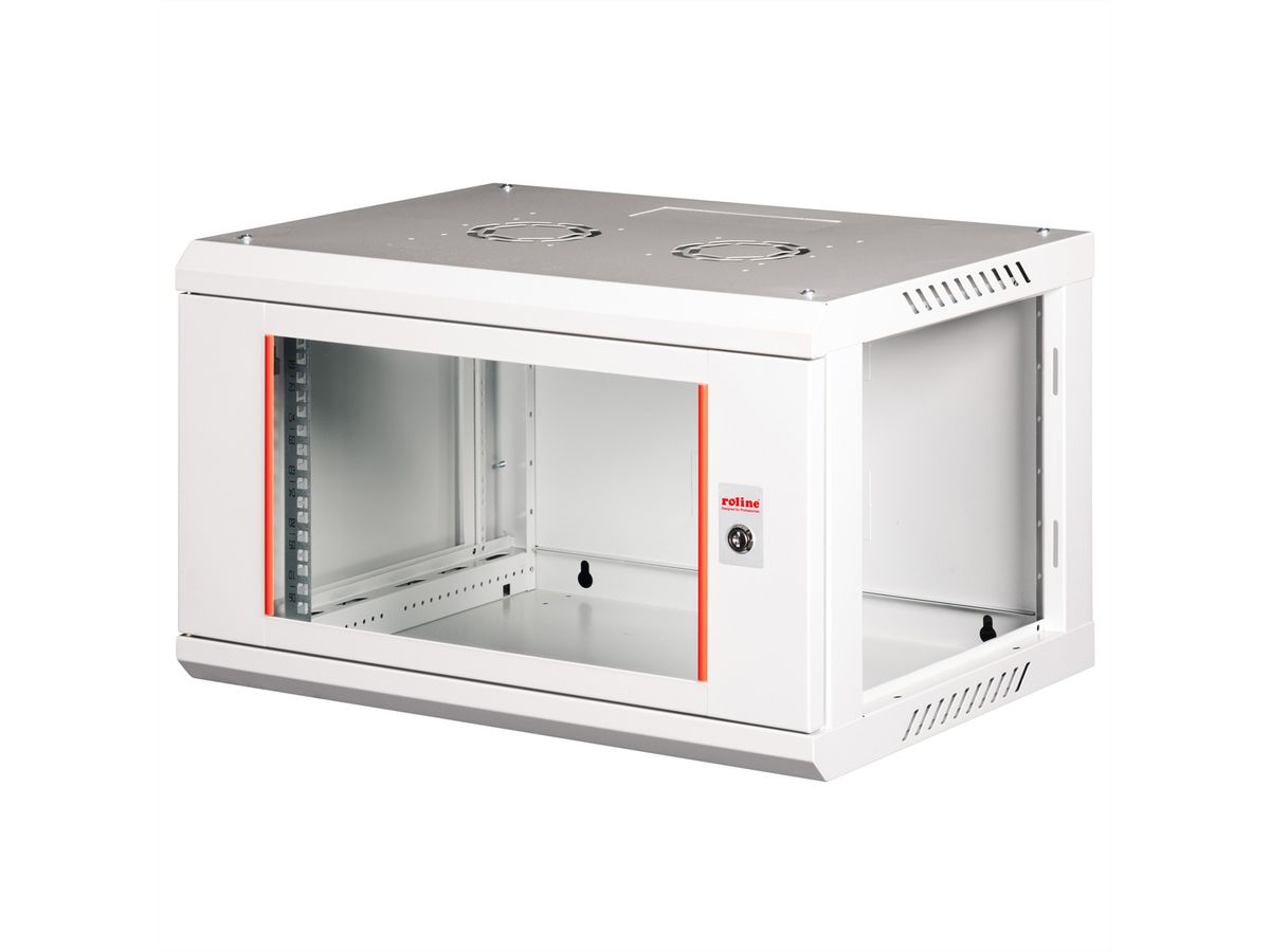 ROLINE 19" Boîtier mural Basic Plus 6U, 600x450 LxP gris