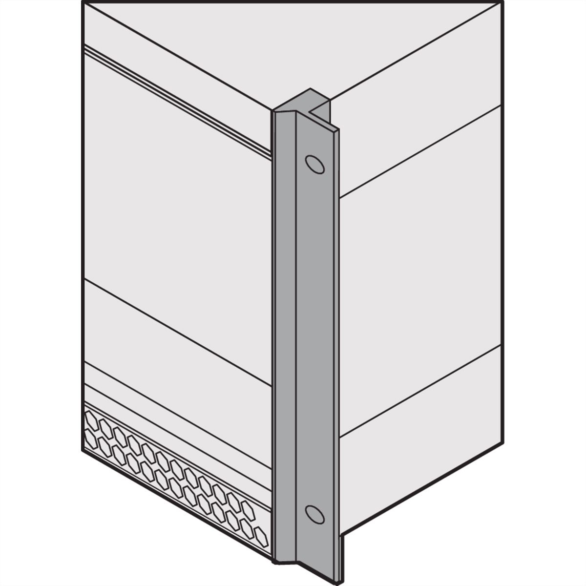 SCHROFF RatiopacPRO AIR Boîtier de montage en rack 19", blindage rétractable, 3/4 U, 84 HP, 255 mm