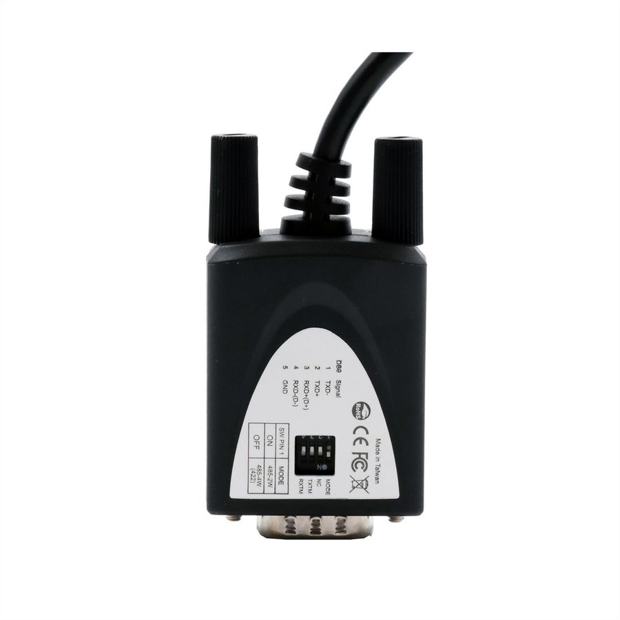 EXSYS EX-2346IS USB Convertisseur de port USB 2.0 vers 1x série RS-422/485, 15KV ESD, 4.0KV, câble, FDTI, noir, 1,8 m