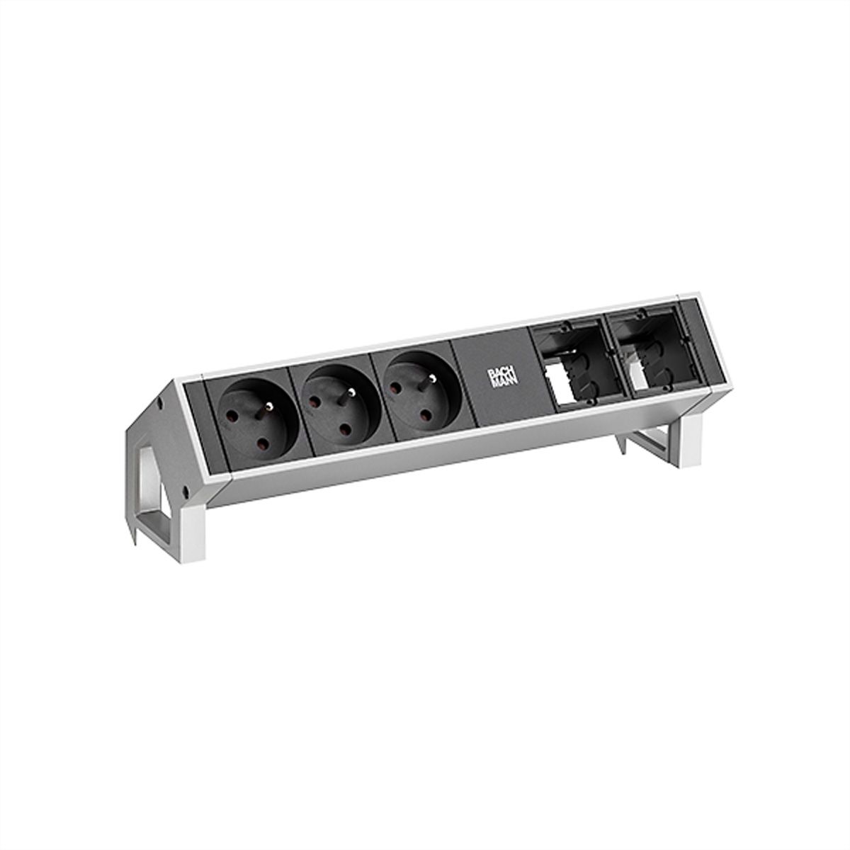 BACHMANN DESK2 3xUTE 35° 2xCM Courant 0,2m GST18 Inox laqué