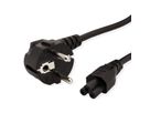 VALUE Câble d'alimentation pour notebook 3 pôles, noir, 0,8 m