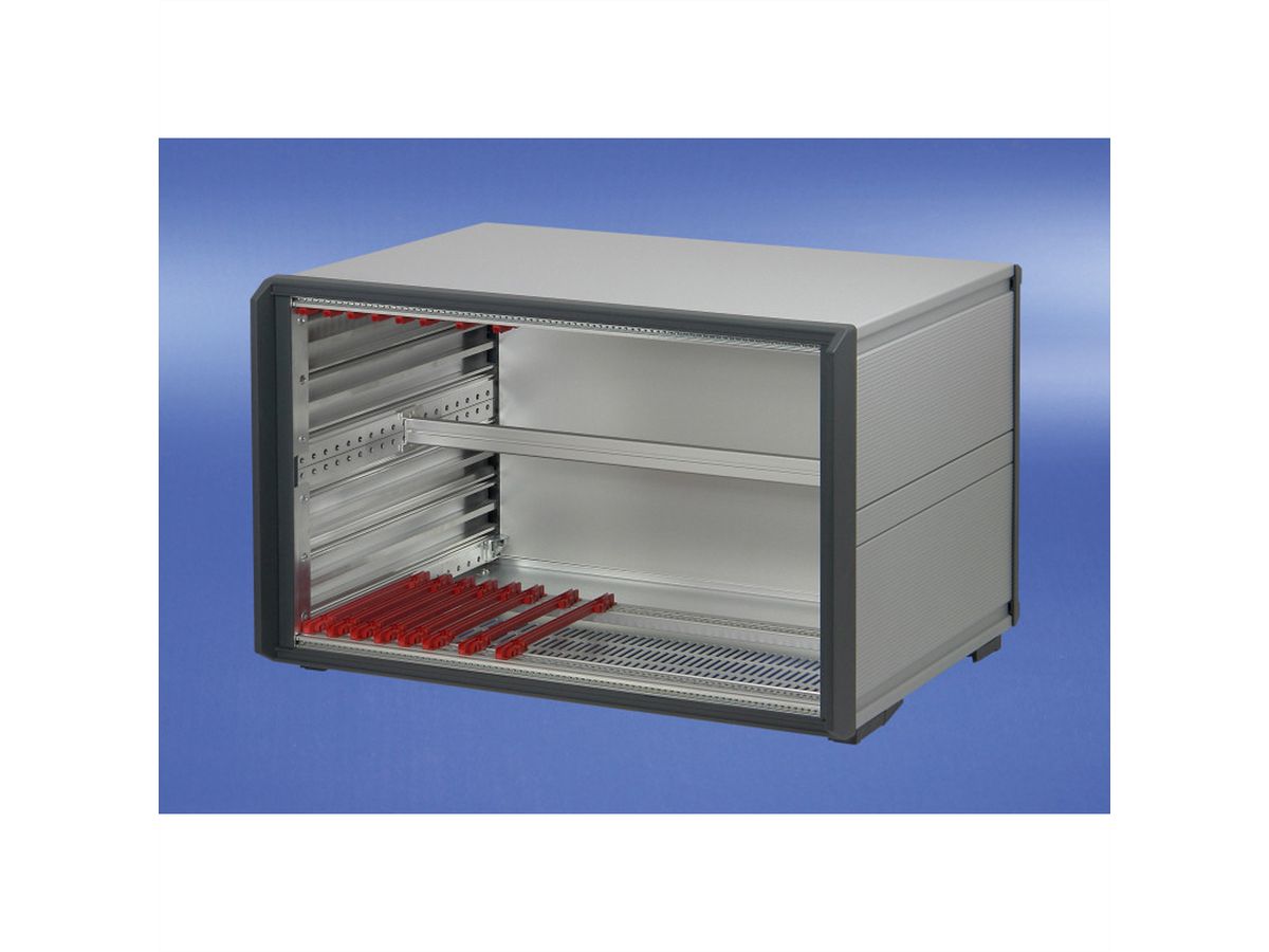 Mallette de bureau complète PropacPRO SCHROFF, blindée, 6 U, 84 HP, 446 mm